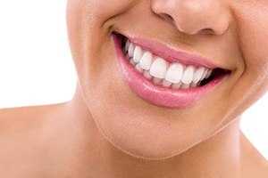 Close-up of man’s smile as he prepares to undergo cosmetic services