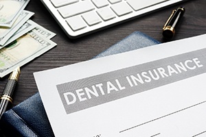 Paperwork reading Dental Insurance in Collierville